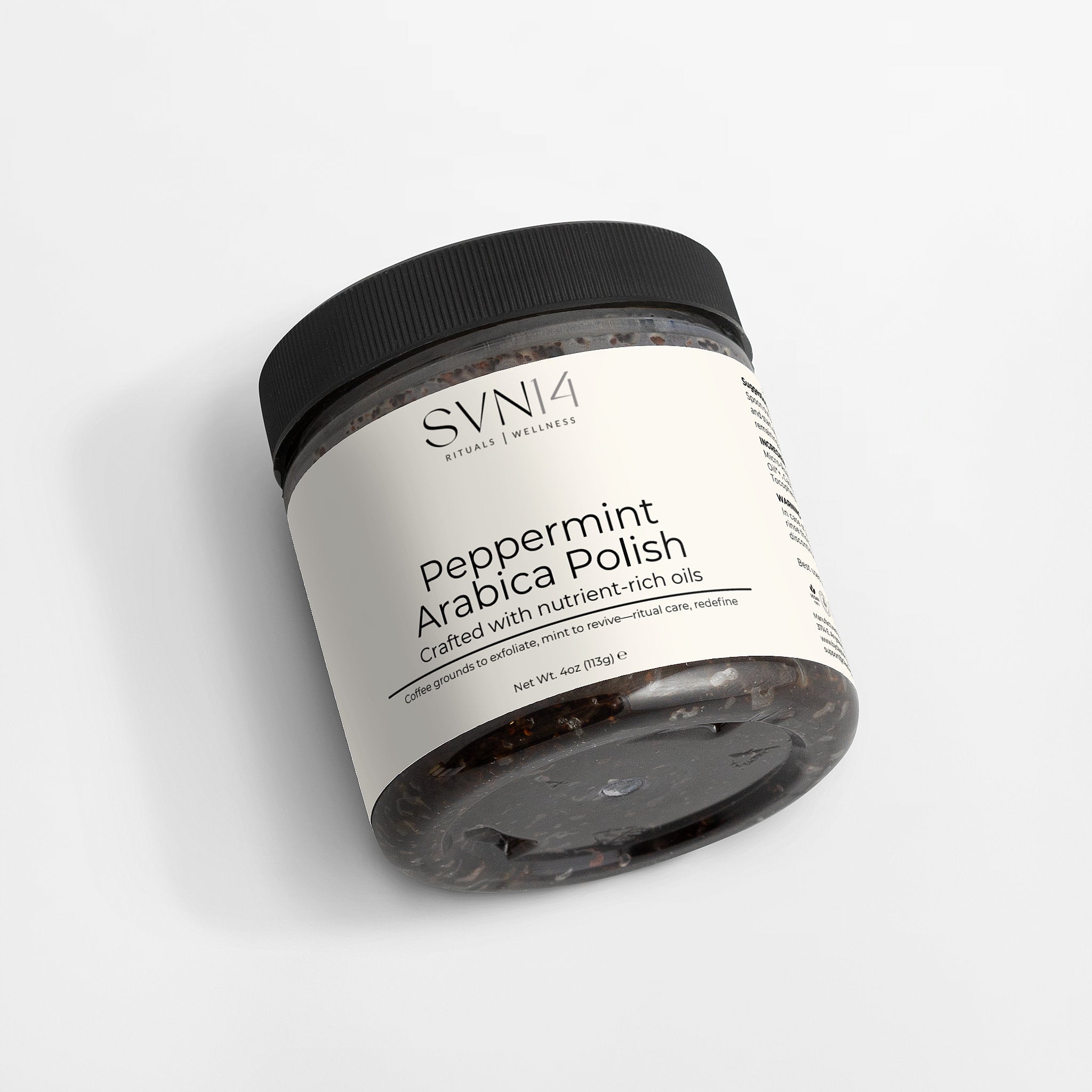 SVN14 Peppermint Arabica Polish | Body Scrub | 4 oz