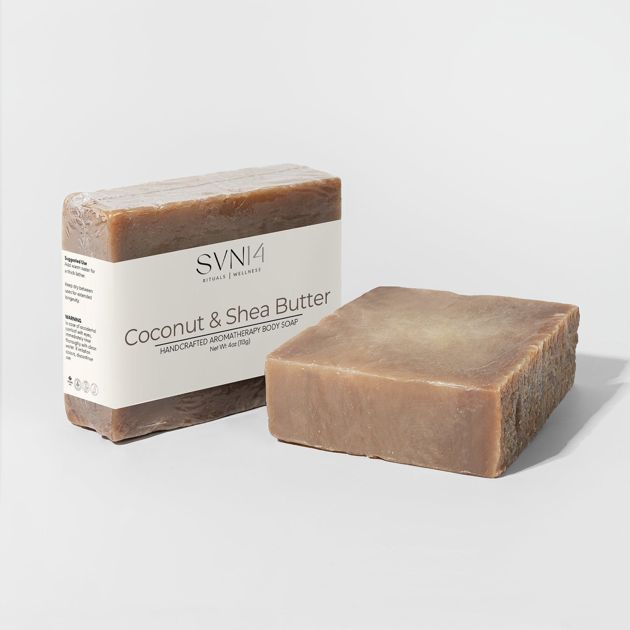 SVN14 Coconut & Shea Butter Body Soap | Body Soap | 4 oz