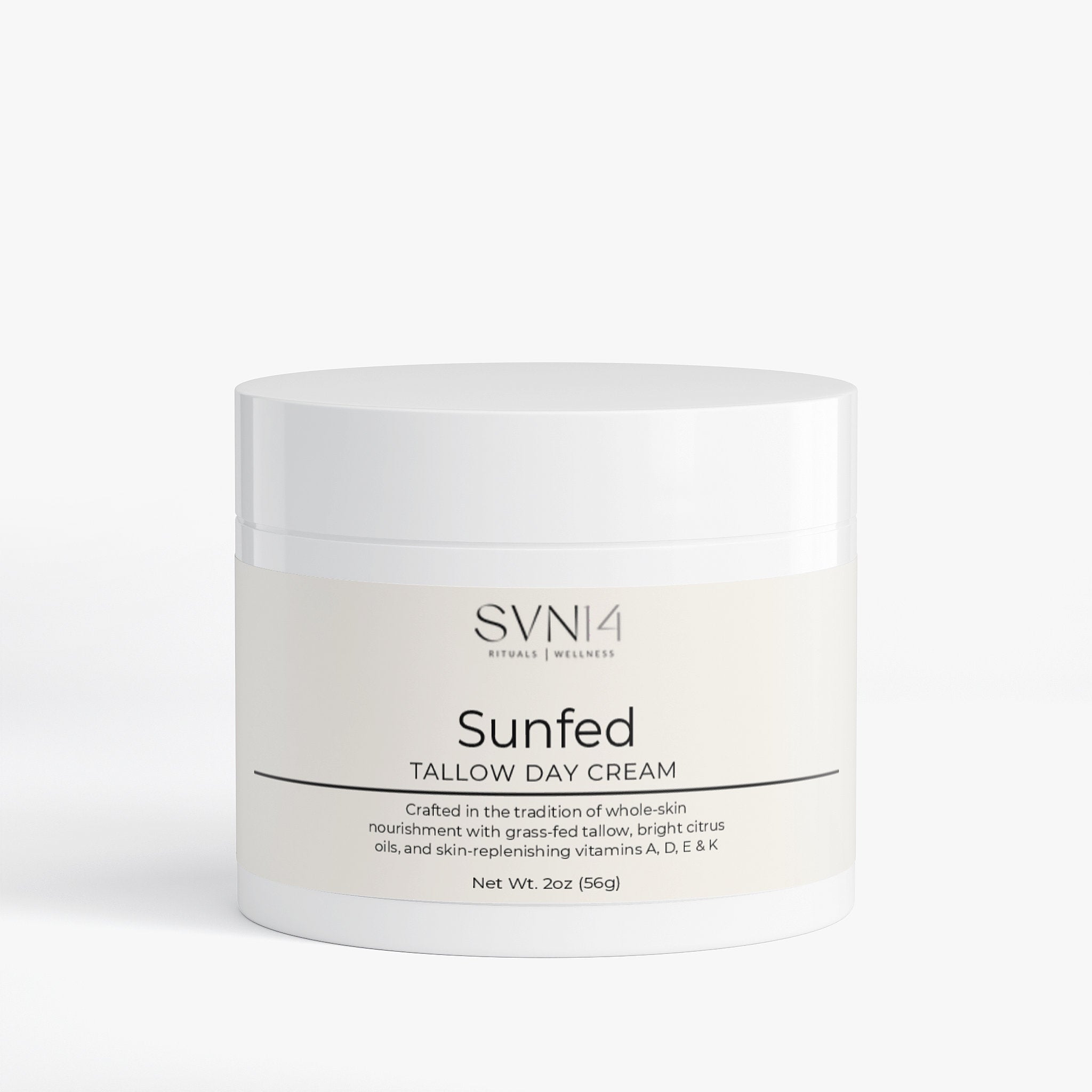 SVN14 Sunfed Tallow Day Cream | Body Cream | 2oz