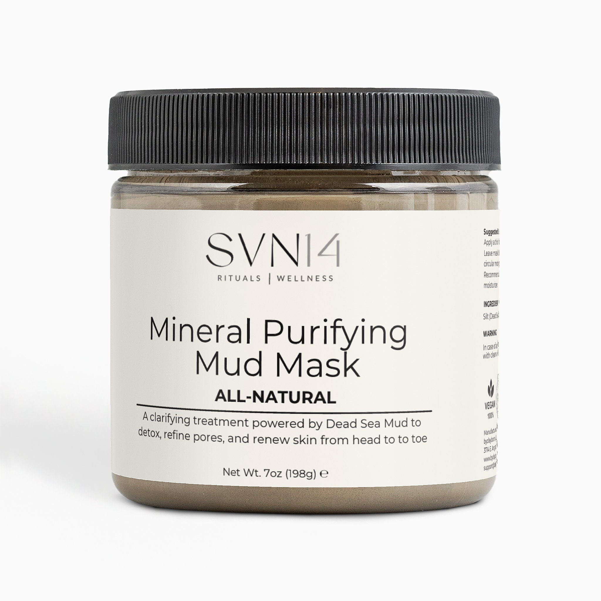 SVN14 Mineral Purifying Mud Mask | Face & Body Mask | 7oz