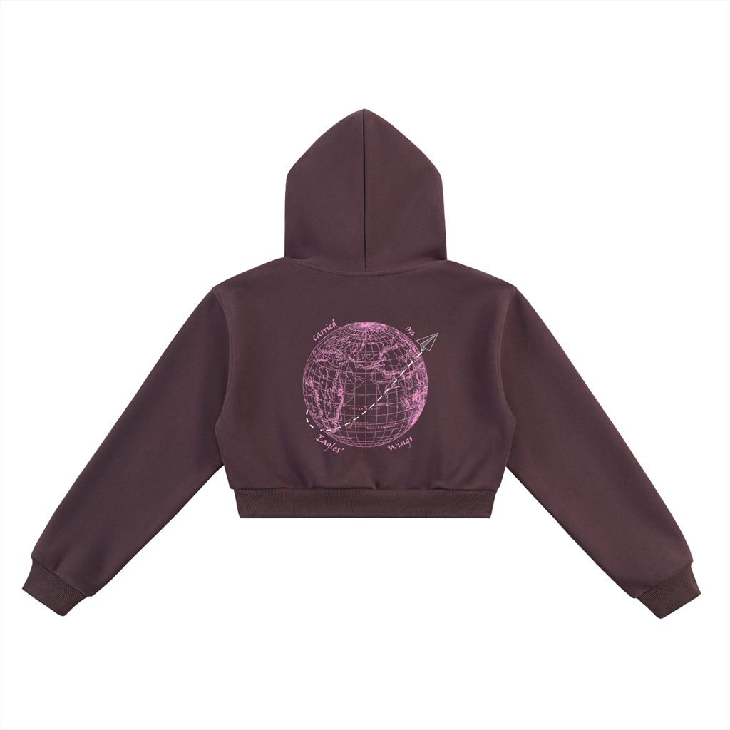 Eagles' Wings Crop Hoodie