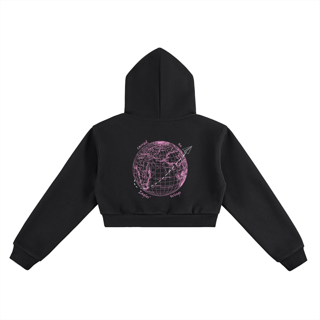 Eagles' Wings Crop Hoodie