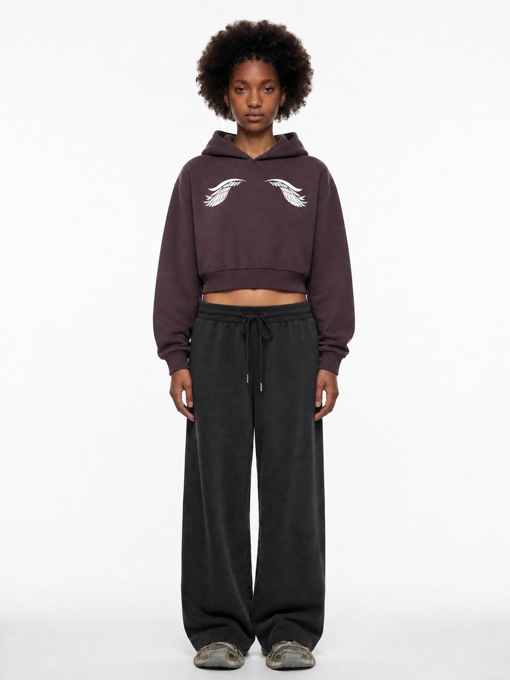 Eagles' Wings Crop Hoodie