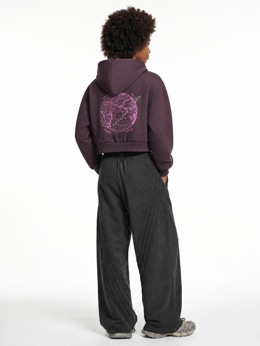 Eagles' Wings Crop Hoodie